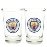 (image for) Manchester City FC 2pk Shot Glass Set