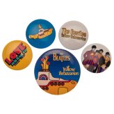 (image for) The Beatles Yellow Submarine Button Badge Set