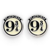 (image for) Harry Potter Silver Plated 9 & 3 Quarters Stud Earrings