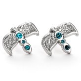 (image for) Harry Potter Silver Plated Diadem Stud Earrings