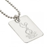 (image for) Tottenham Hotspur FC Silver Plated Dog Tag & Chain