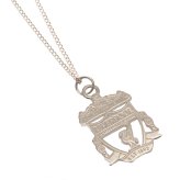 (image for) Liverpool FC Sterling Silver Crest Pendant & Chain