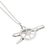 (image for) Arsenal FC Sterling Silver Cannon Pendant & Chain