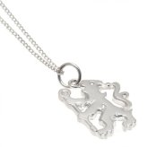 (image for) Chelsea FC Sterling Silver Lion Pendant & Chain