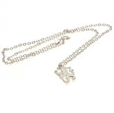 (image for) Chelsea FC Silver Plated Lion Pendant & Chain