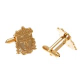 (image for) Liverpool FC Gold Plated Crest Cufflinks