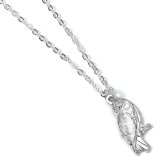 (image for) Harry Potter Silver Plated Hedwig Owl Necklace