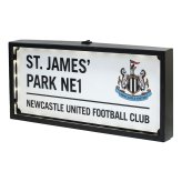 (image for) Newcastle United FC Metal LED Street Sign