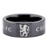 (image for) Chelsea FC Black Ceramic Ring Large