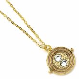 (image for) Harry Potter Gold Plated Fixed Time Turner Necklace