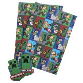 (image for) Minecraft Characters Gift Wrap