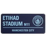 (image for) Manchester City FC Two Tone Street Sign