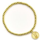 (image for) Liverpool FC Gold Finish Bead Bracelet