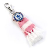 (image for) Chelsea FC Pink Bar Scarf Bag Charm