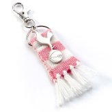 (image for) Tottenham Hotspur FC Pink Bar Scarf Bag Charm