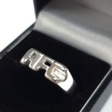 Arsenal FC Sterling Silver AFC Ring - R (image for) Arsenal FC Sterling Silver AFC Ring - R