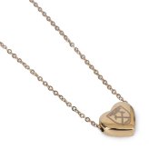 (image for) West Ham United FC Gold Plated Heart Necklace