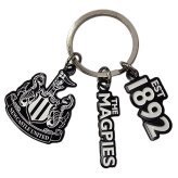 (image for) Newcastle United FC 3 Charm Keyring