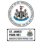 (image for) Newcastle United FC A4 Car Decal