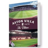 (image for) Aston Villa FC 3D Lenticular Birthday Card