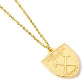 (image for) West Ham United FC Gold Finish Crest Necklace