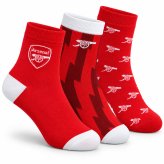 (image for) Arsenal FC 3pk Adults Fashion Socks 7-11