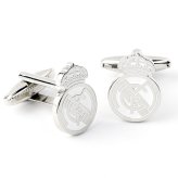 (image for) Real Madrid CF Silver Plated Formed Cufflinks