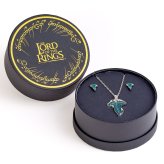 (image for) The Lord Of The Rings Leaf Of Lorien Necklace & Earrings Gift Box