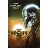 (image for) Star Wars: The Mandalorian and Grogu Poster Sunset 73