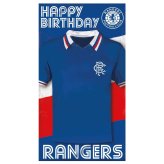 (image for) Rangers FC Shirt Birthday Card