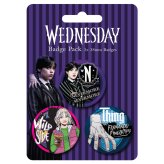 (image for) Wednesday 3 Button Badges