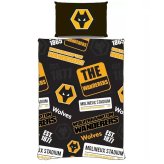 (image for) Wolverhampton Wanderers FC Patch Single Duvet Set
