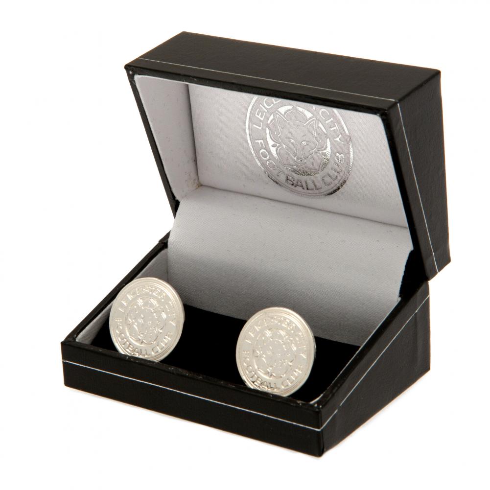 (image for) Leicester City FC Silver Plated Formed Cufflinks