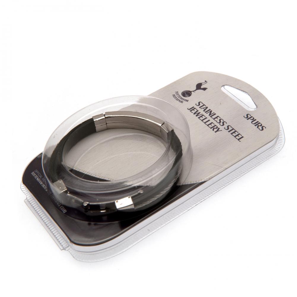 (image for) Tottenham Hotspur FC Silver Inlay Silicone Bracelet