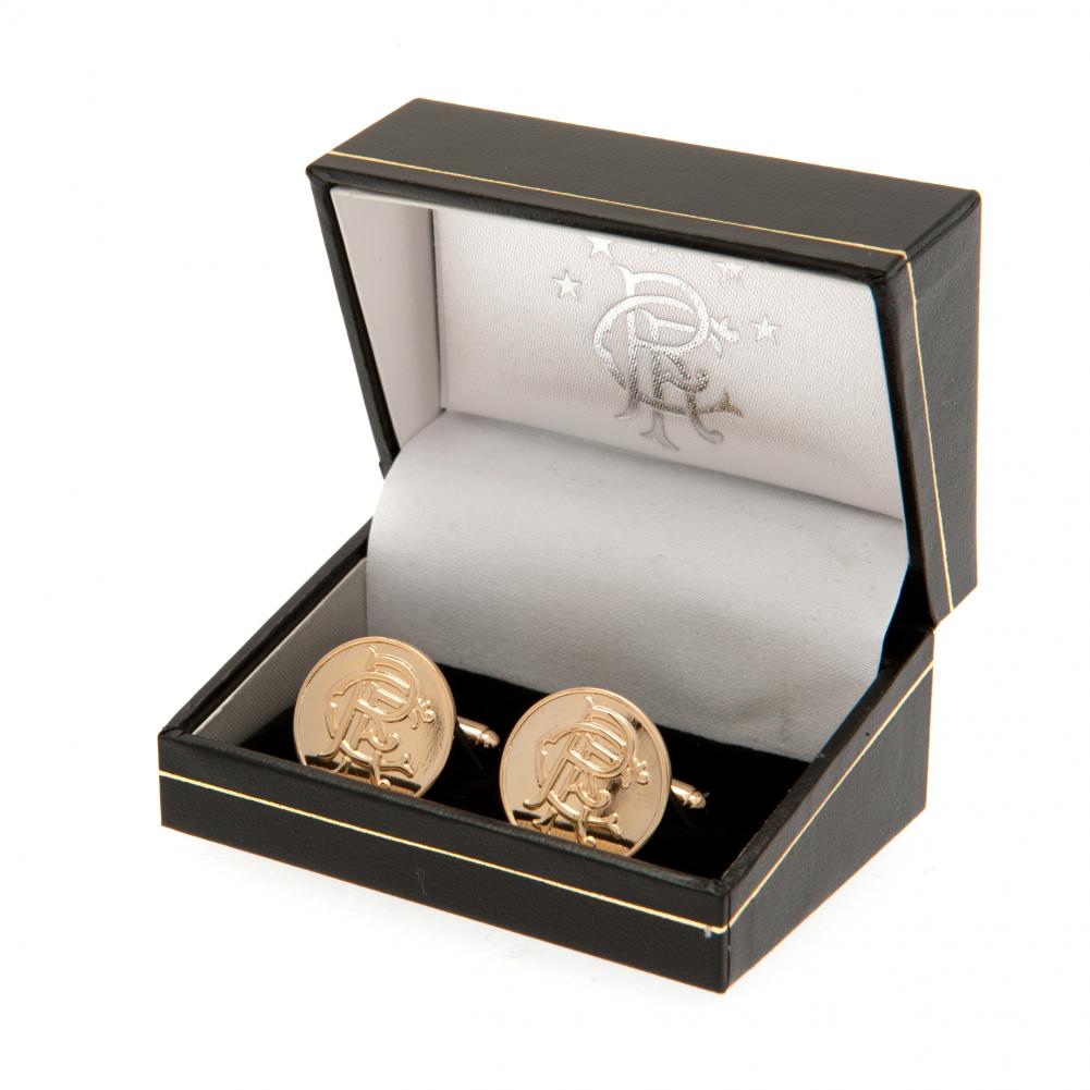 (image for) Rangers FC Gold Plated Cufflinks