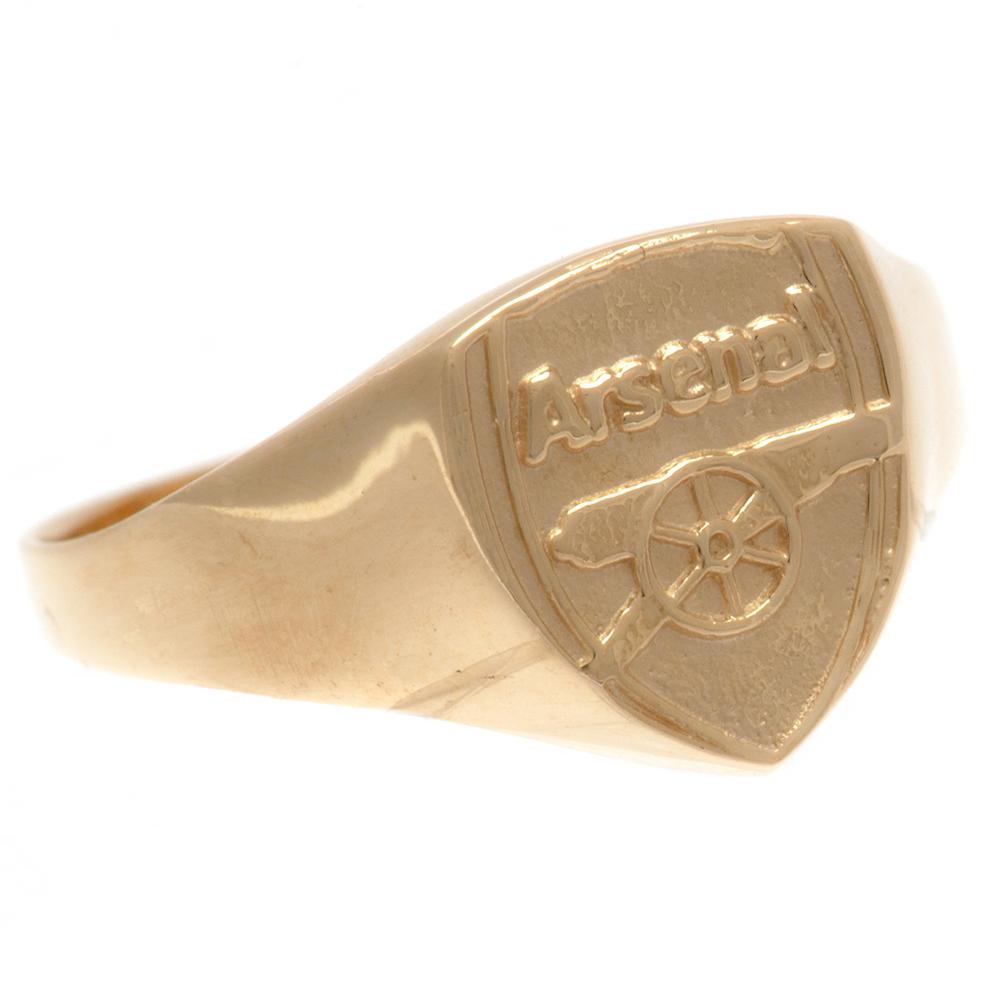(image for) Arsenal FC 9ct Gold Crest Ring Small