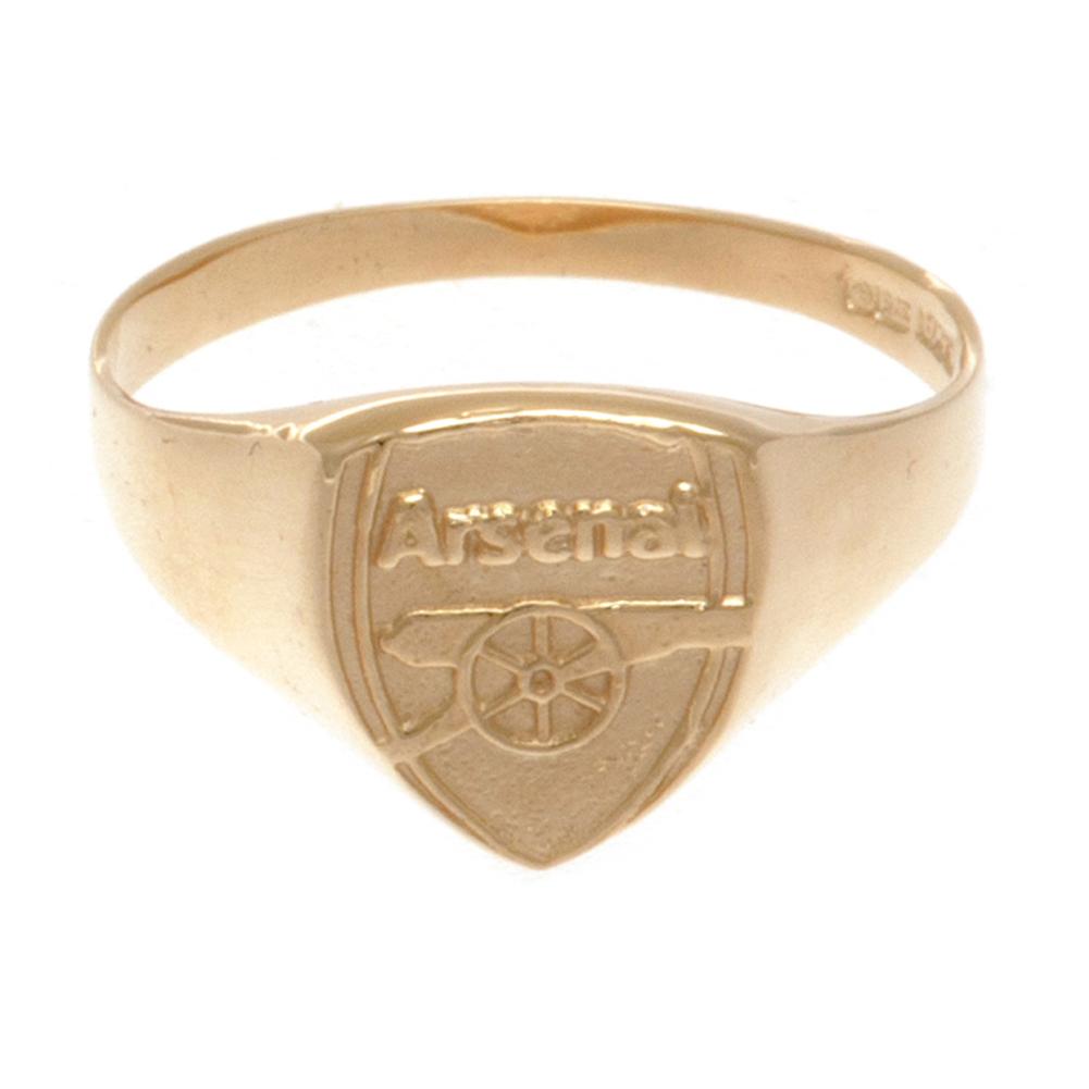 (image for) Arsenal FC 9ct Gold Crest Ring Small