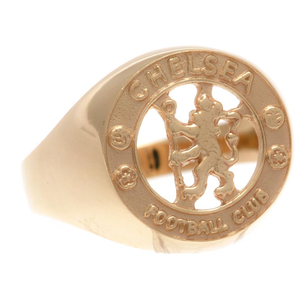 (image for) Chelsea FC 9ct Gold Crest Ring Small