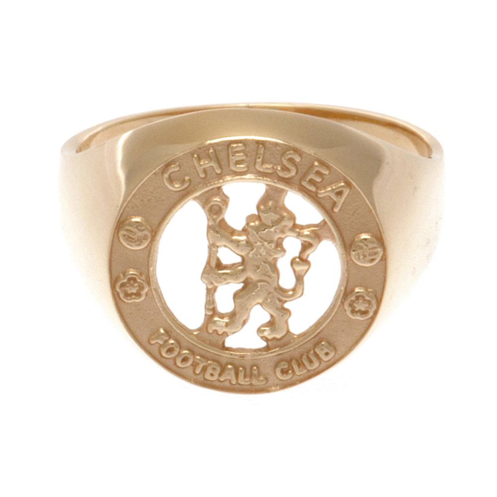 (image for) Chelsea FC 9ct Gold Crest Ring Small