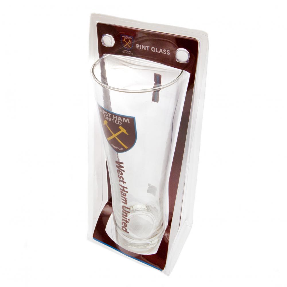 (image for) West Ham United FC Tall Beer Glass