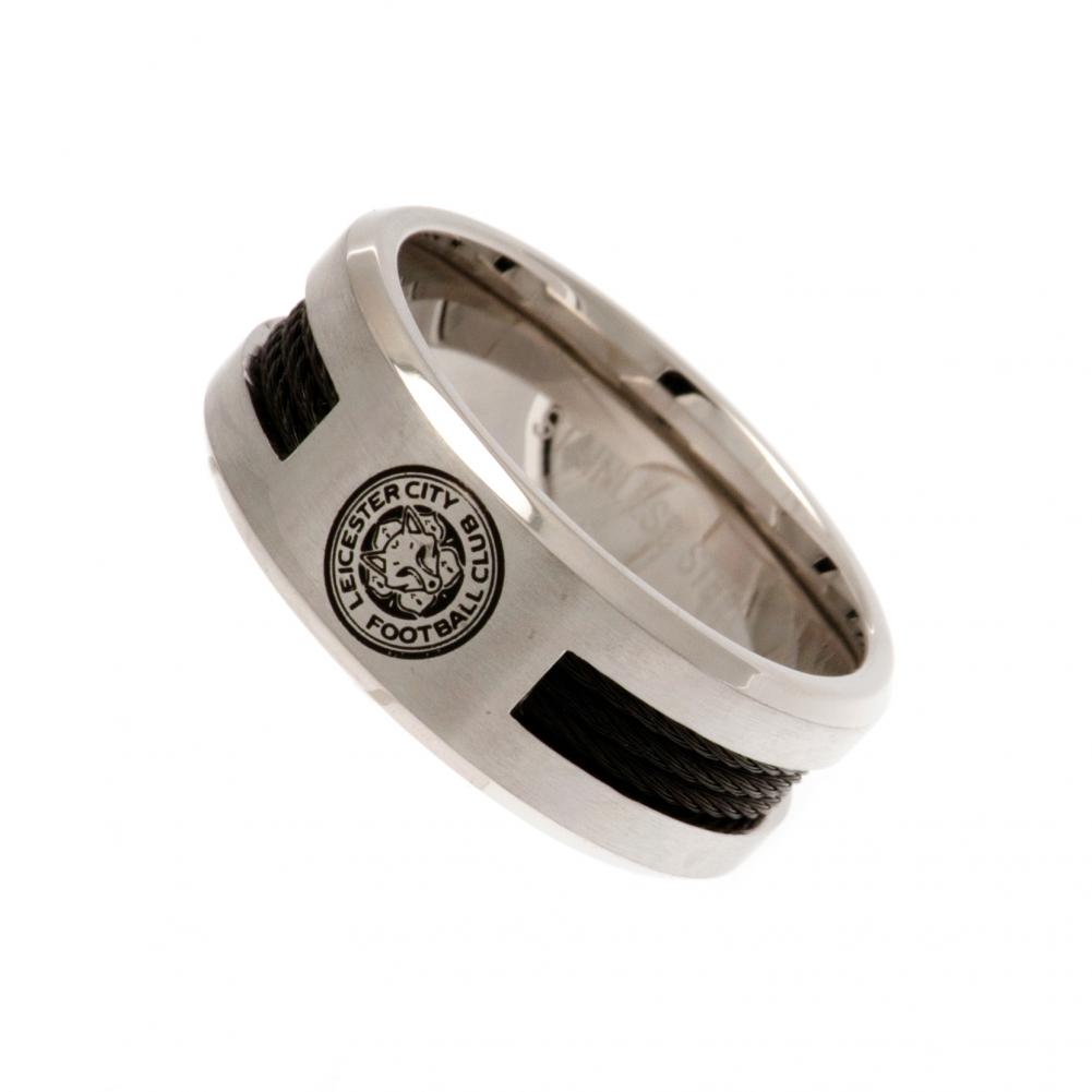 (image for) Leicester City FC Black Inlay Ring Small