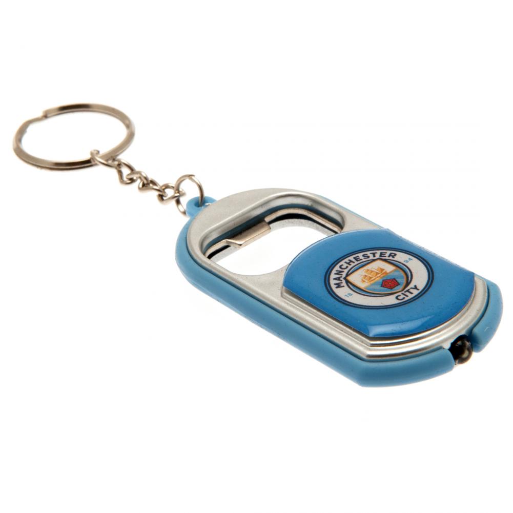 (image for) Manchester City FC Keyring Torch Bottle Opener