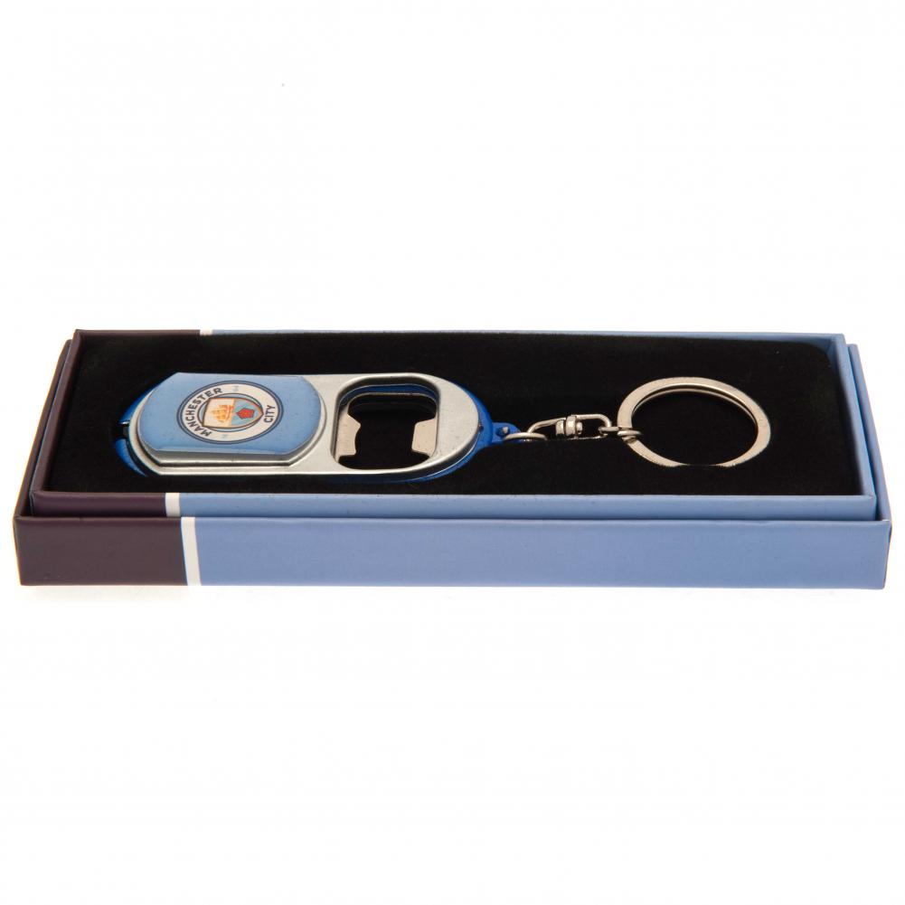 (image for) Manchester City FC Keyring Torch Bottle Opener