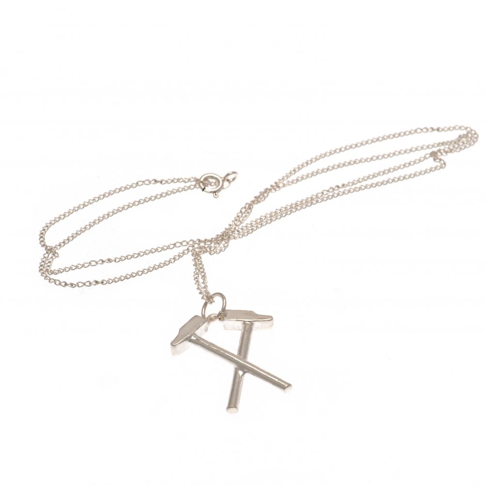 (image for) West Ham United FC Sterling Silver Pendant & Chain HM