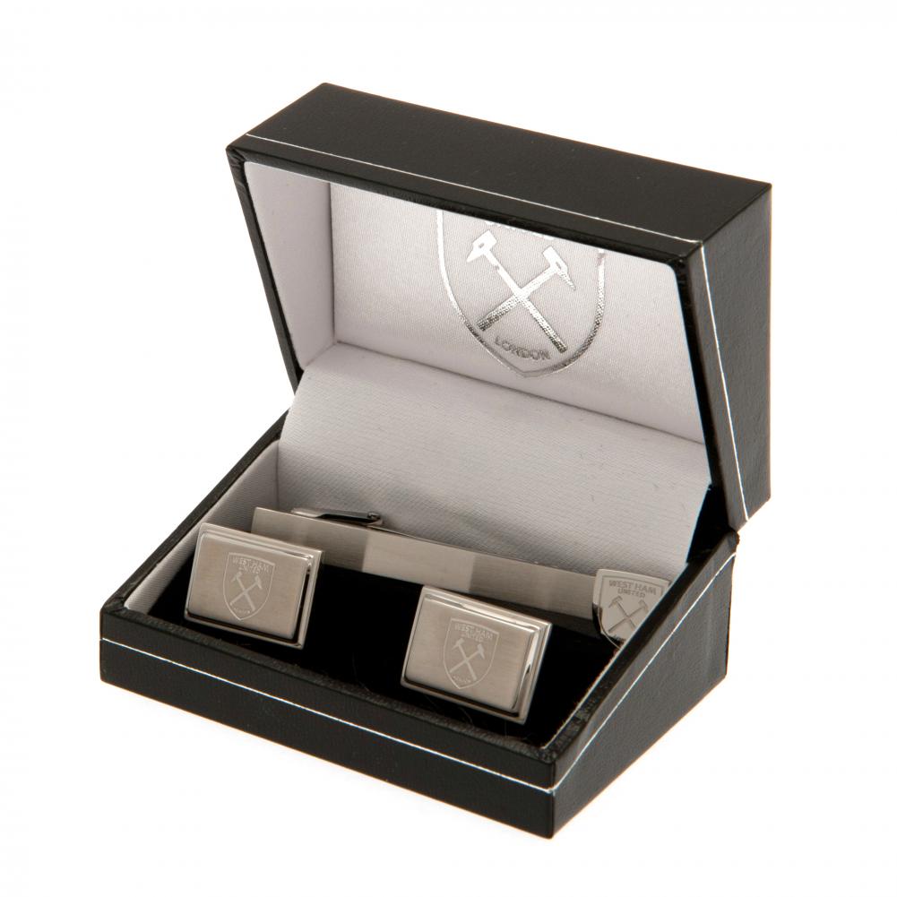 (image for) West Ham United FC Tie Slide & Cufflink Set