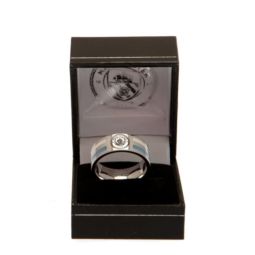 (image for) Manchester City FC Colour Stripe Ring Medium