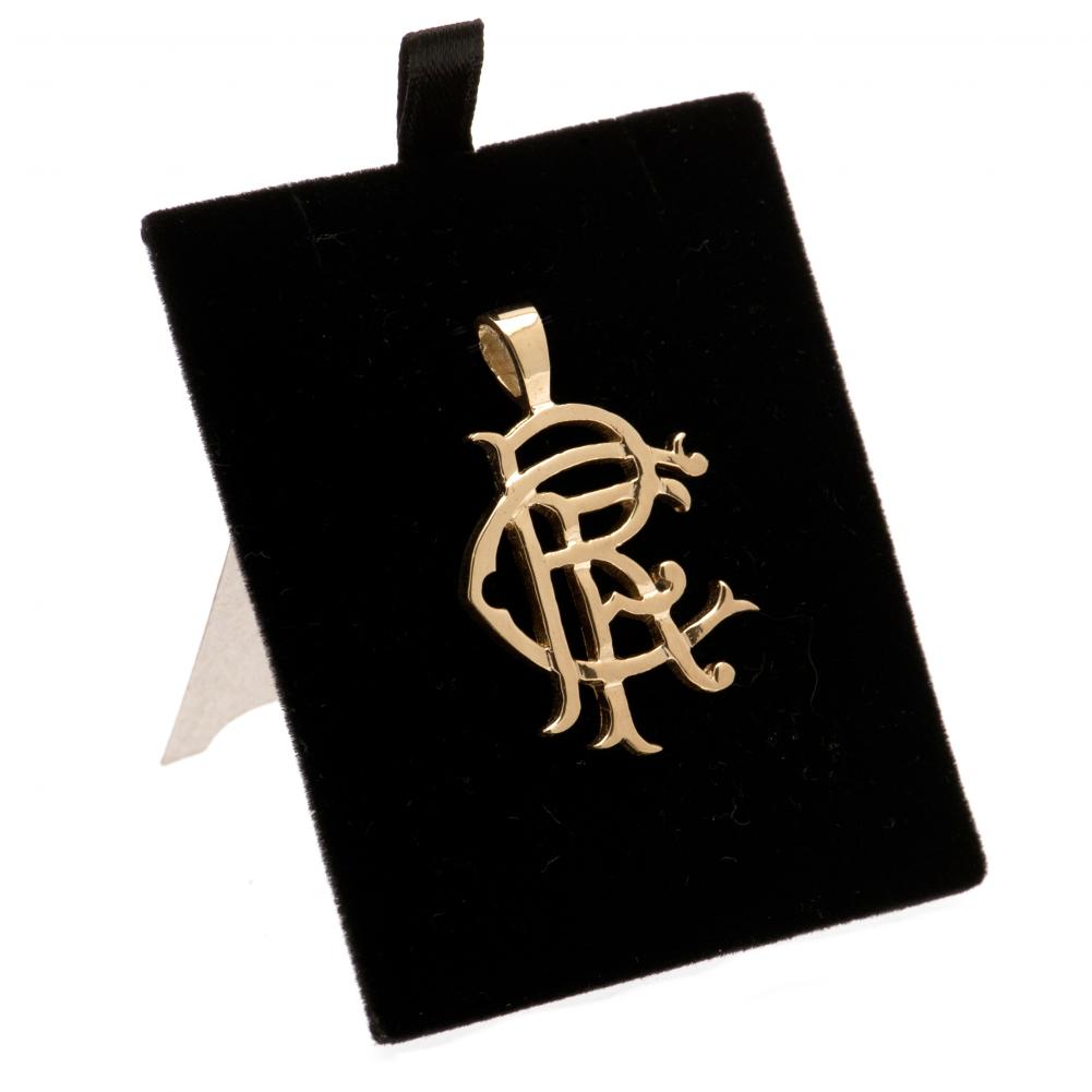 (image for) Rangers FC 9ct Gold Pendant Heavy Medium