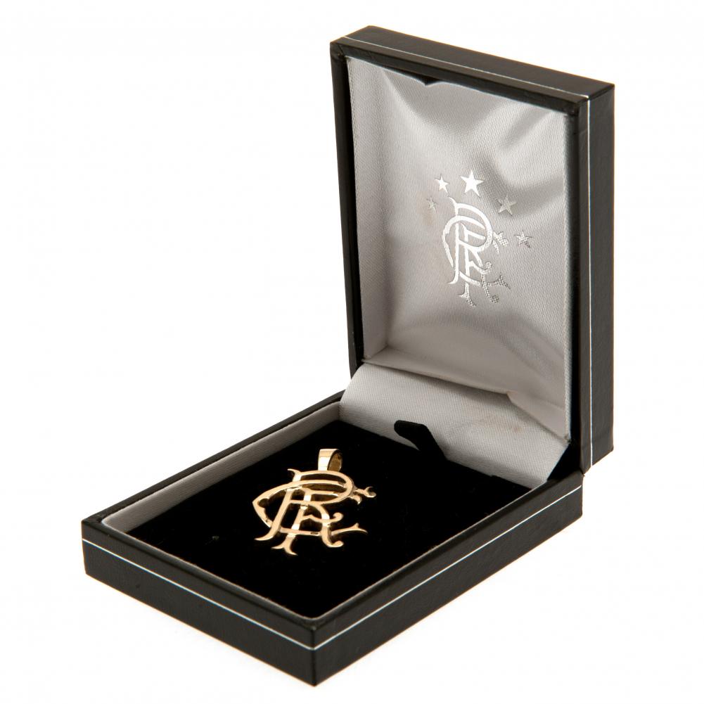 (image for) Rangers FC 9ct Gold Pendant Heavy Large