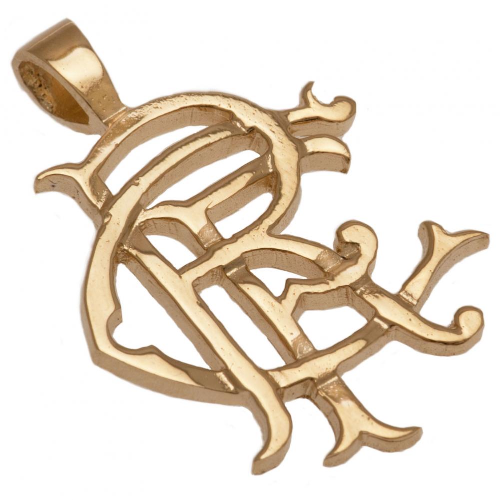 (image for) Rangers FC 9ct Gold Pendant Heavy Large