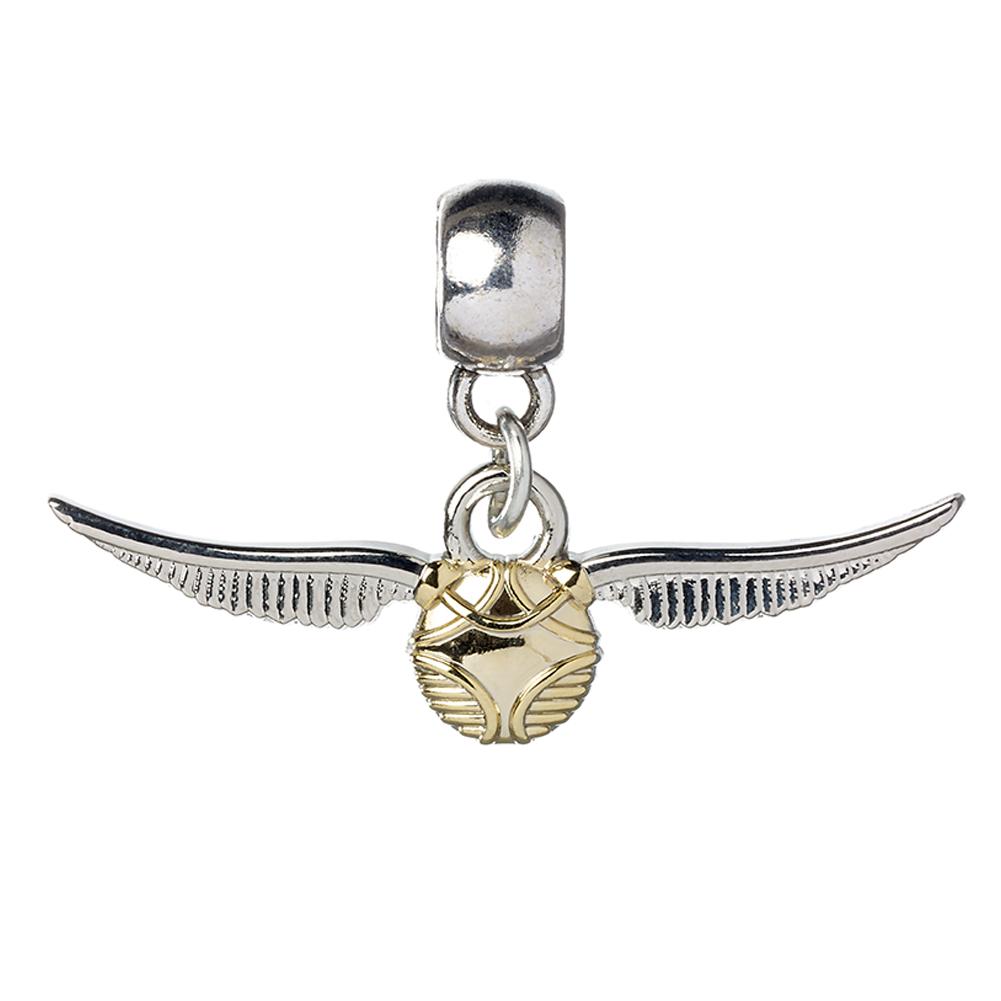 (image for) Harry Potter Silver Plated Golden Snitch Charm